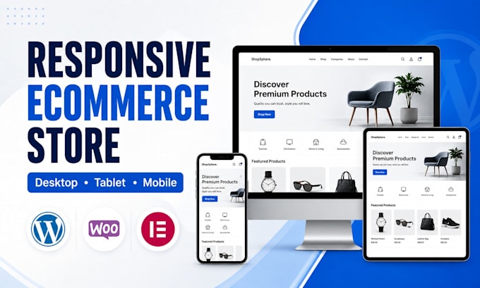 design or redesign a professional wordpress woocommerce website