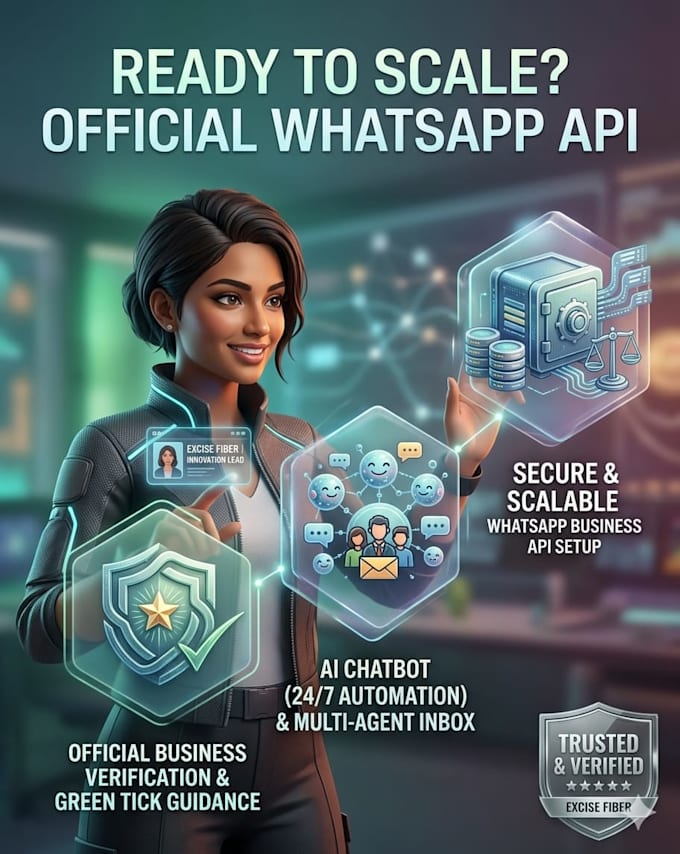 official whatsapp API setup n manager verification