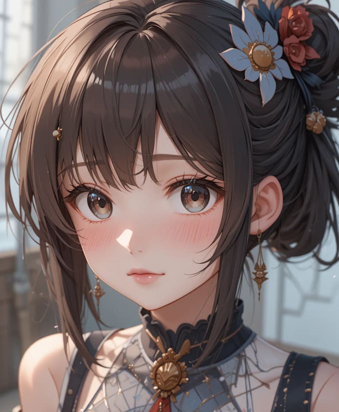 draw a anime portrait
