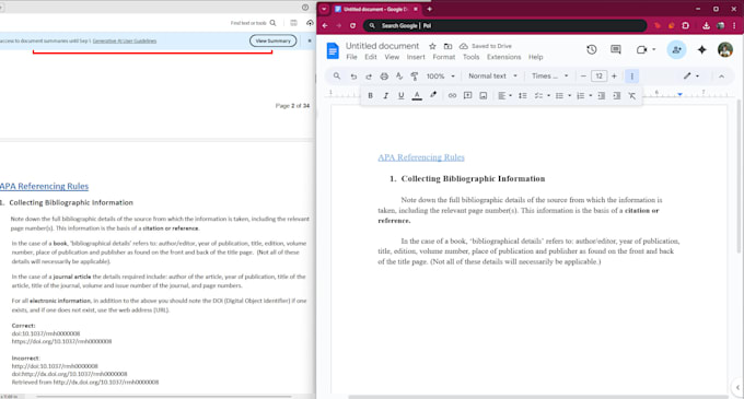 do some typing work