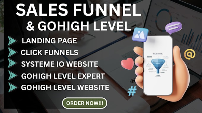 create a gohighlevel landing page for your clickfunnels or salesfunnel