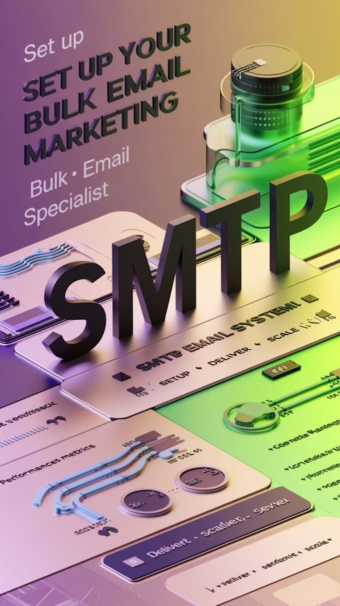 configure SMTP server plus mailwizz  powermta for mass email delivery