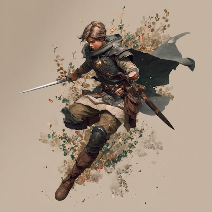 create unique dnd fantasy characters with exotic races