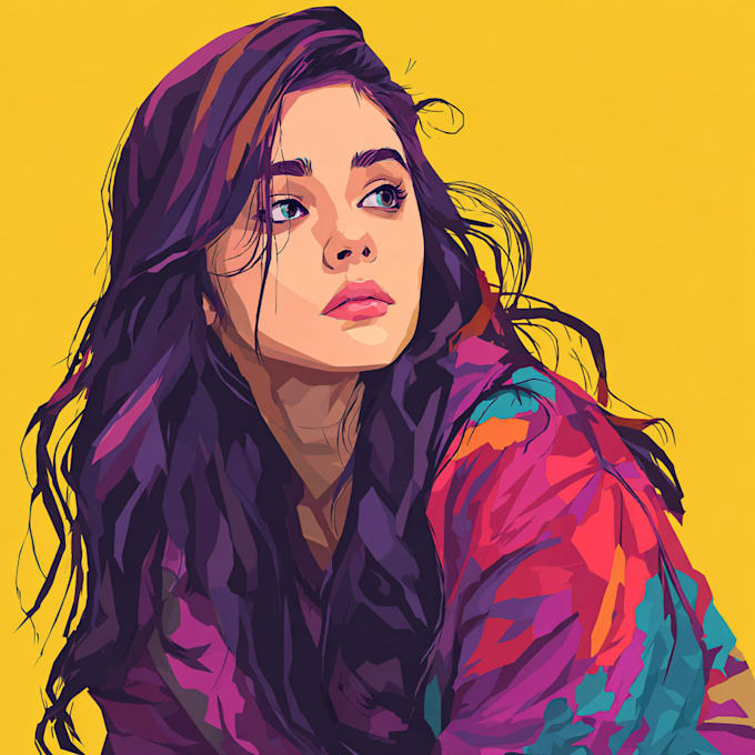make an vector portrait for you