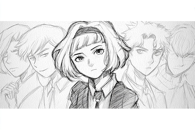 sketch you anime sketch art