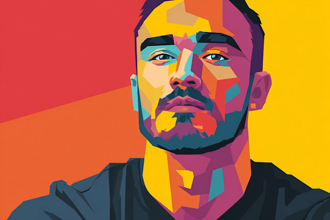 do professional wpap pop art portrait
