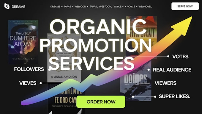 do organic and viral promotion for your webtoon, webcomic, manga, tapas