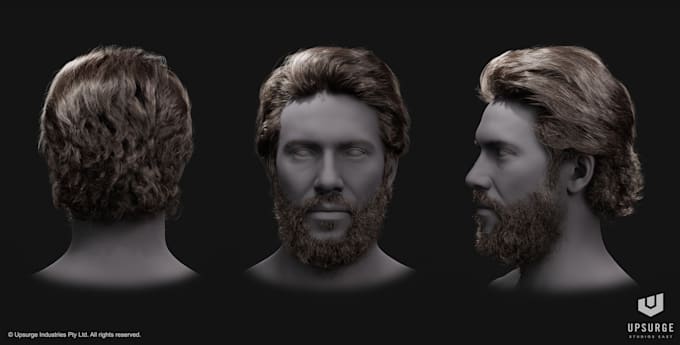 do realtime 3d hair for games