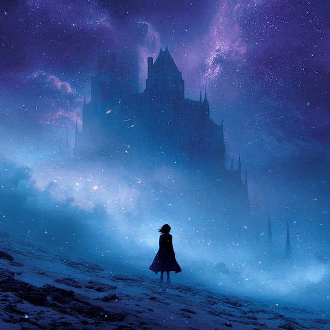 craft a magical fantasy book cover that captivates