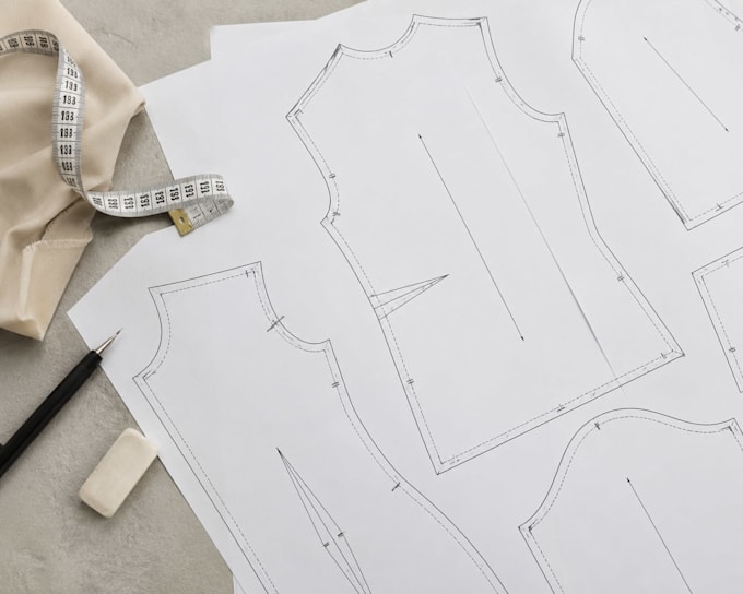create custom sewing pattern maker, sewing instruction, clo 3d, cad, tech pack