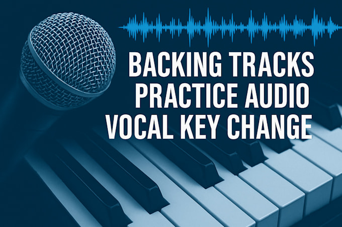 transcribe and create piano backing track or practice audio from sheet music