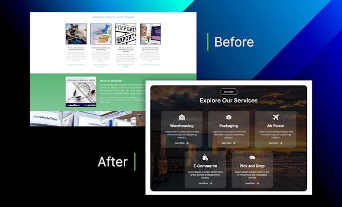 Revamp outdated ui for b2b web apps by Uxbyjoy | Fiverr
