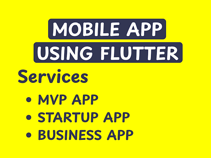 be flutter developer for flutter app development