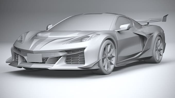 model custom car,3d vehicle, interior car design, fivem,gta5 realistic rendering