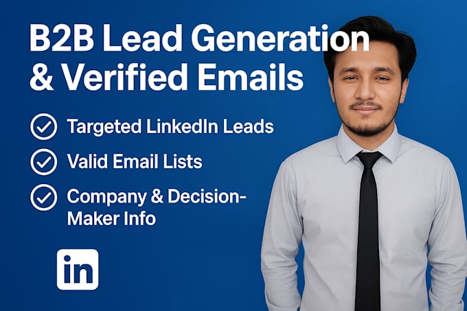 do b2b lead generation and email list building