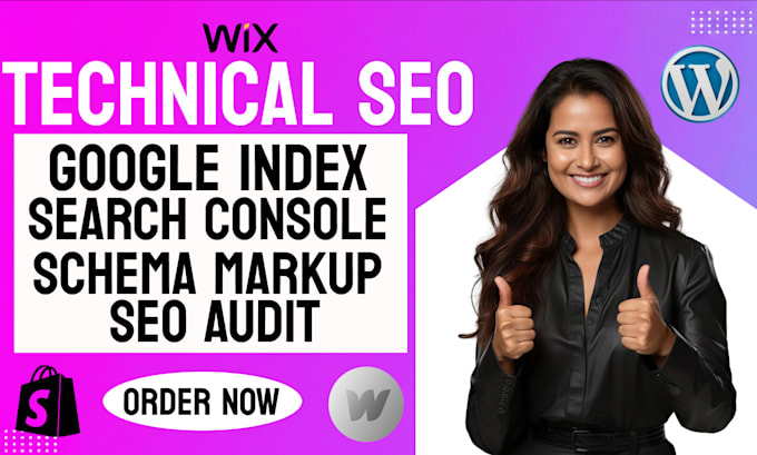 fix technical SEO google index website speed search console schema markup