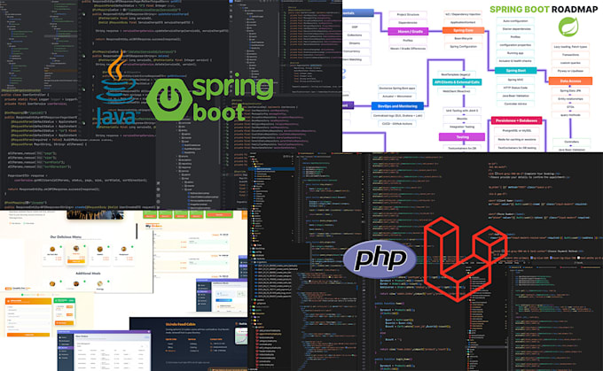 develop your full stack develper in java spring boot and react web app