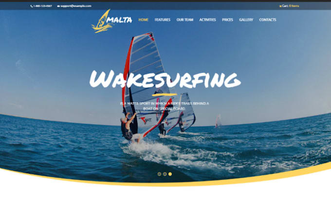 design squarespace diving center website snorkeling scuba instructor website