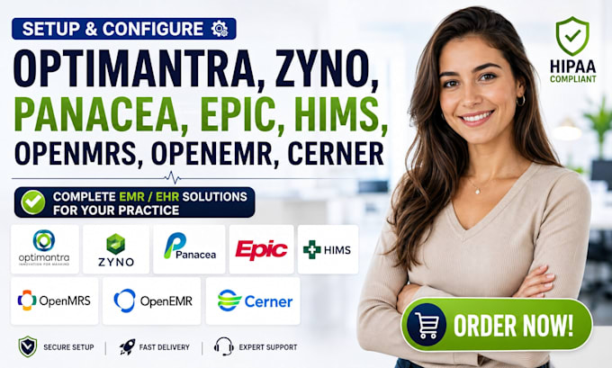 setup optimantra zyno panacea epic hims openmrs openemr cerner pabua