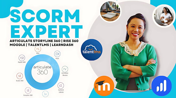 scorm package, articulate storyline 360 rise 360 elearning lms moodle talentlms