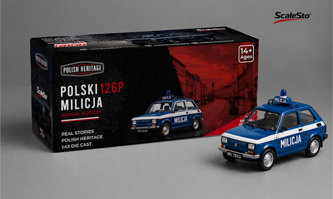 design print ready toy and die cast model car packaging