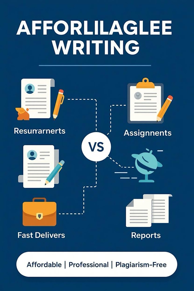 write resume, cover letter and assignment writing