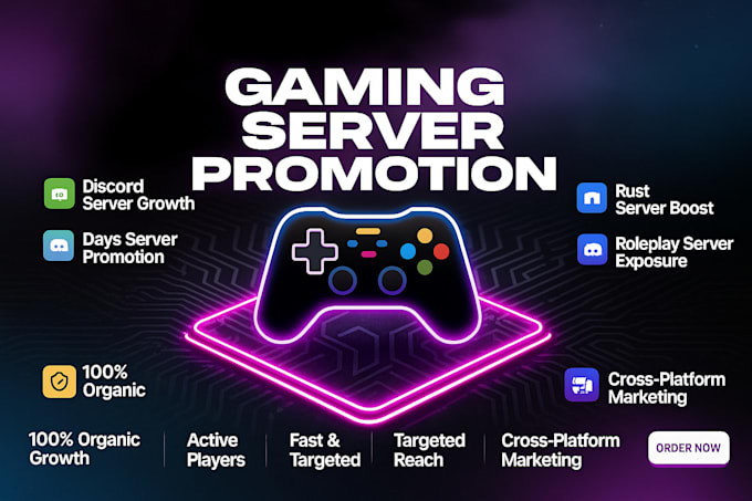 do minecraft, dayz, fivem, rust ssrver promotion, discord server promotion ad