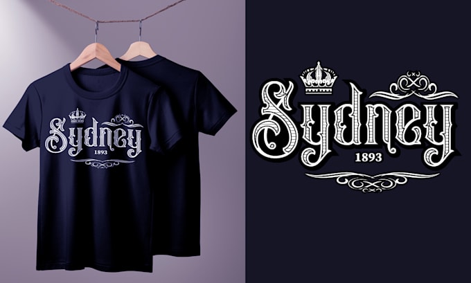 create an awesome trendy typography t shirt design