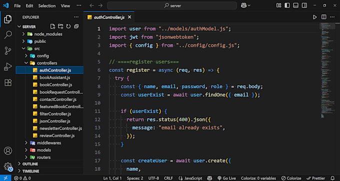 build fast and secure node js rest API for your web or mobile app