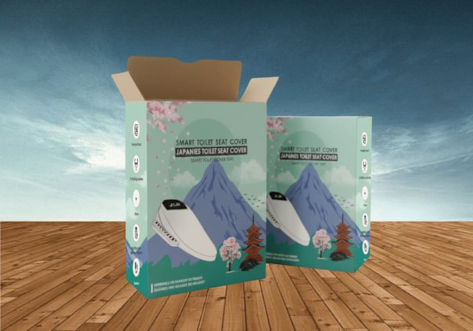 design premium product packaging, 3d boxes custom labels