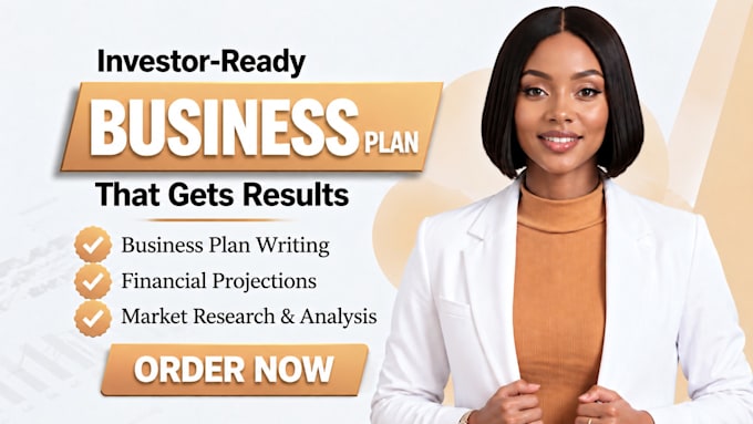 write a business plan with a financial plan for startups, business plan writer