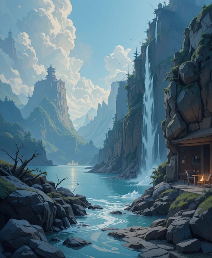 draw digital oil painting