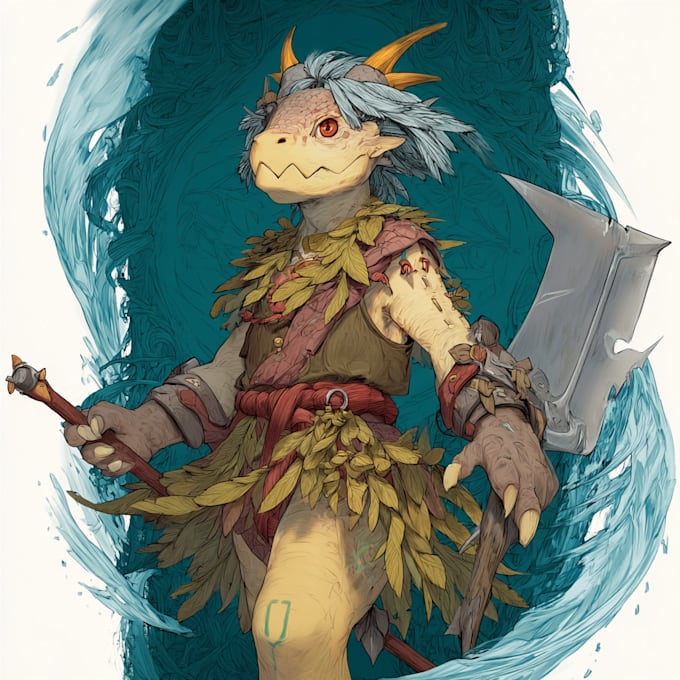 illustrate any art, characters and creatures