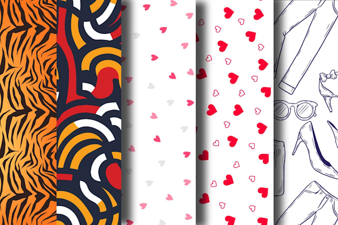 create seamless all over logo patterns for your brands