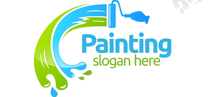 design construction property painting logo design