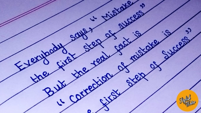 create beautiful handwritten notes for you
