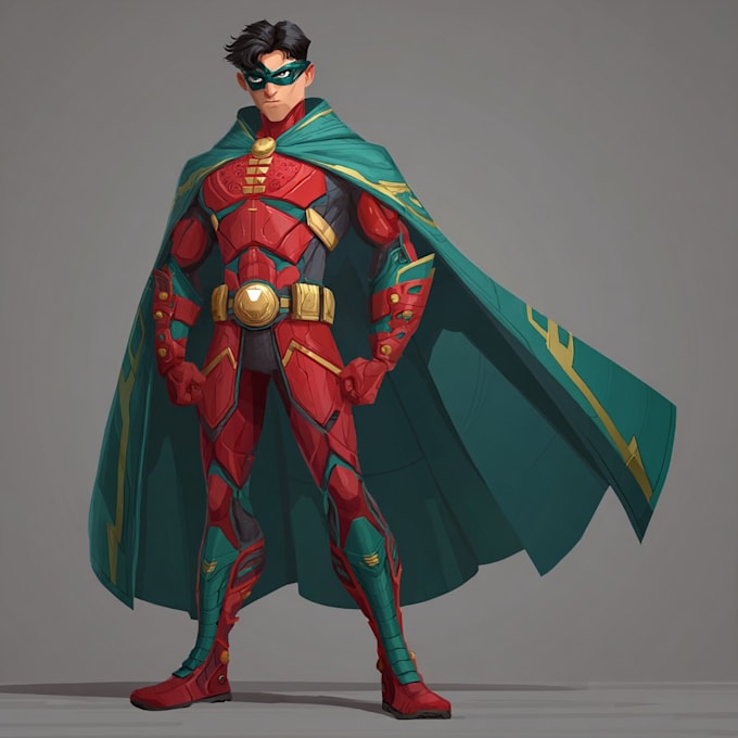 design original superhero character