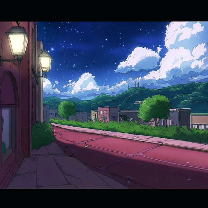 draw detailed anime backgrounds tailored to your anime