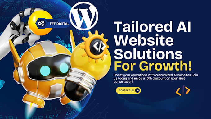 do ai wordpress website development for your business