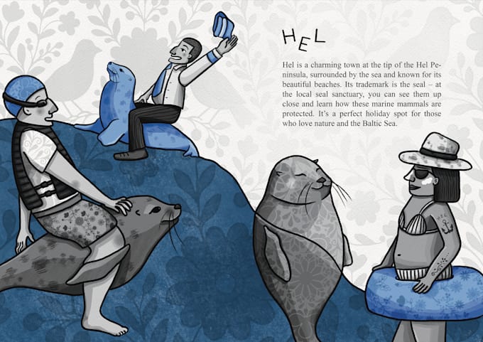 draw custom surreal illustrations for you