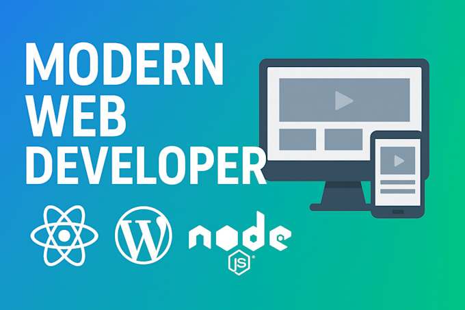 build responsive and modern websites with react, node, and wordpress