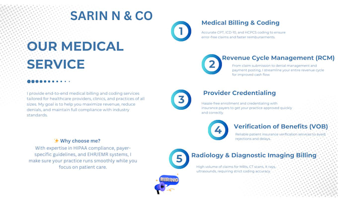 provide accurate medical billing coding and rcm services