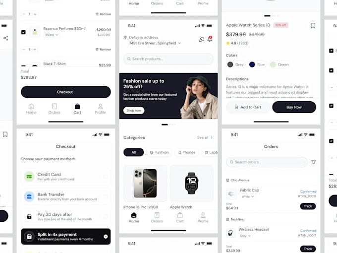 develop service marketplace app, multivendor app, ecommerce app like taskrabbit
