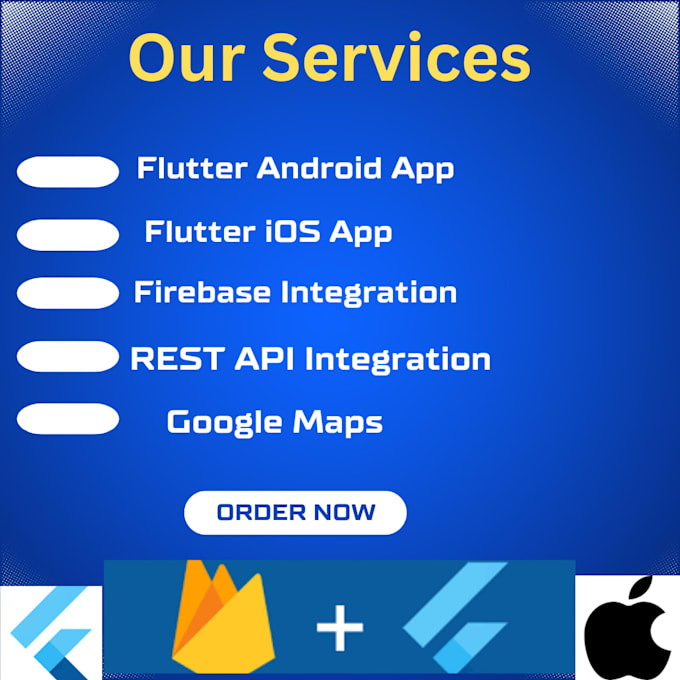 build flutter android and ios app using firebase