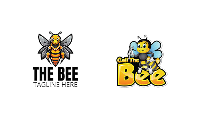 make hornet bee sport gaming mascot logo