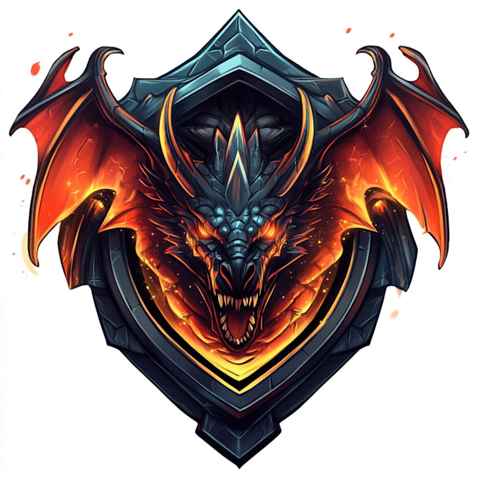 create a fantasy game logo