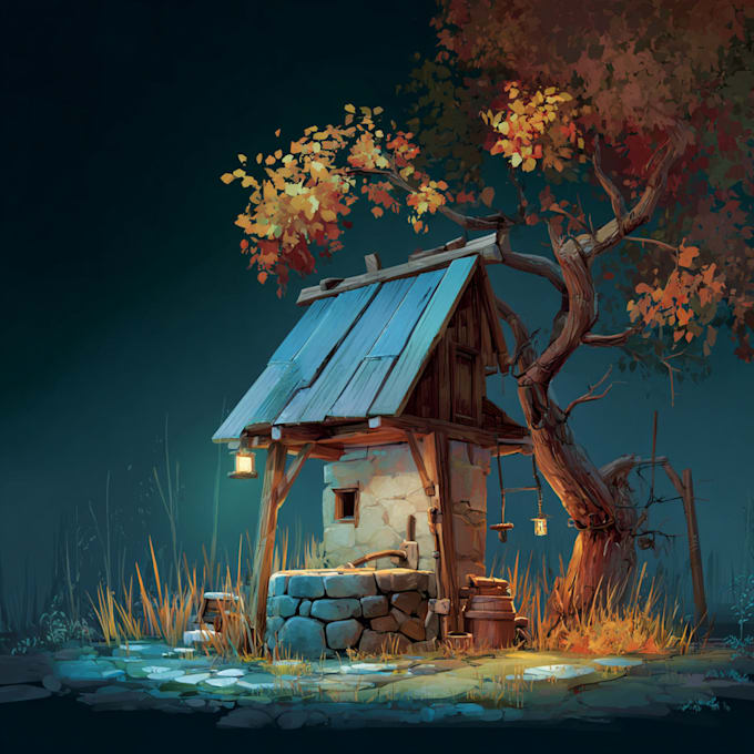 make environment concept art for you game