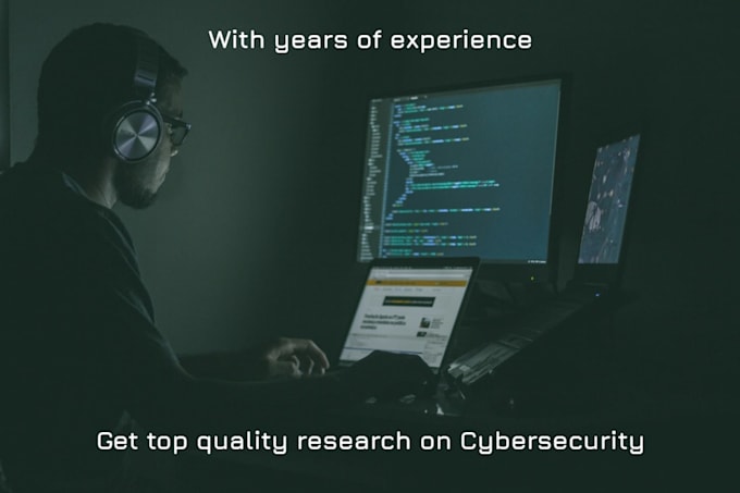 conduct professional research related to cybersecurity