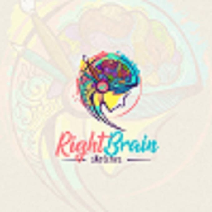 design modern line art text or badge logo
