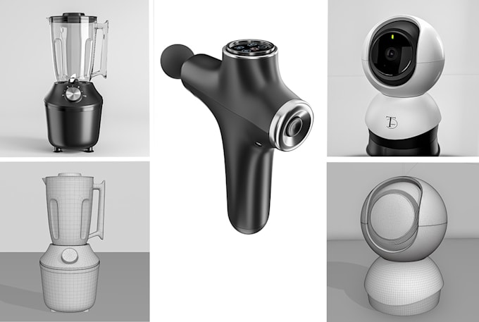 do realistic 3d product rendering and 3d product modeling